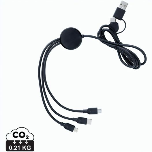 6-in-1 Kabel aus RCS recyceltem TPE und recyceltem Plastik (Bild 1)