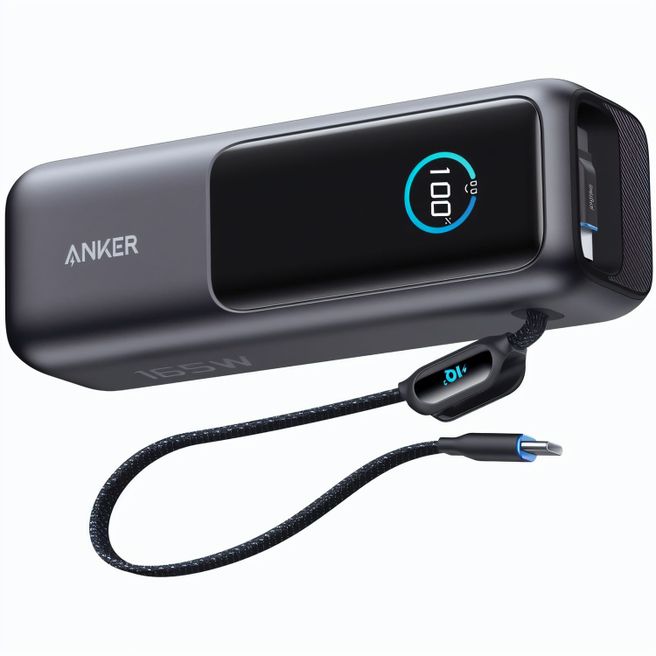 Produktabbildung Anker Powerbank 25.000mAh-165W, mit integr. einziehb. Kabel Anker Powerbank 25.000mAh-165W, mit integr. einziehb. Kabel