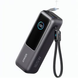 Anker Powerbank 25.000mAh-165W, mit integr. einziehb. Kabel