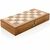 Faltbares Schachspiel aus Holz (Bild 2)