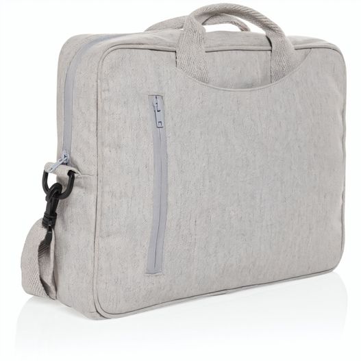 Laluka AWARE™ 15.4" Laptop-Tasche aus recycelter Baumwolle (Bild 1)
