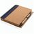 Kork Spiral-Notizbuch mit Stift