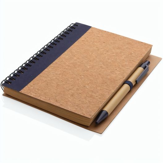 Produktabbildung Kork Spiral-Notizbuch mit Stift Kork Spiral-Notizbuch mit Stift (Bild 1)