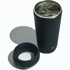 Topl-Trinkbecher aus rec. Stahl mit 360-Grad-Deckel 354ml