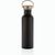 Moderne Stainless-Steel Flasche mit Bambusdeckel (Bild 2)