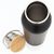 Moderne Stainless-Steel Flasche mit Bambusdeckel (Bild 3)