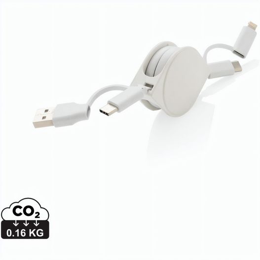 Produktabbildung 6-in-1 Kabel aus TPE und RCS Standard recyceltem Kunststoff 6-in-1 Kabel aus TPE und RCS Standard recyceltem Kunststoff (Bild 1)
