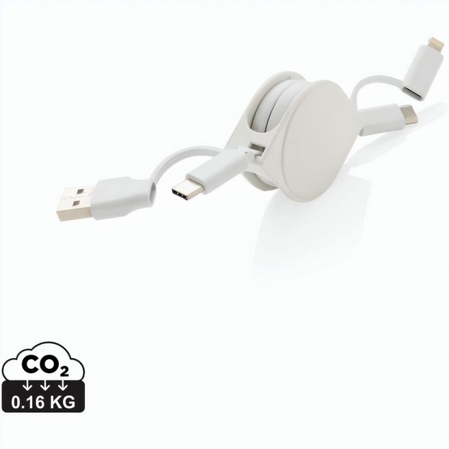 Produktabbildung 6-in-1 Kabel aus TPE und RCS Standard recyceltem Kunststoff 6-in-1 Kabel aus TPE und RCS Standard recyceltem Kunststoff