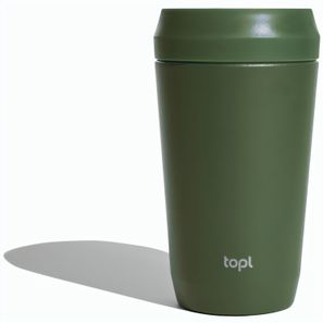 Topl-Trinkbecher aus rec. Stahl mit 360-Grad-Deckel 354ml