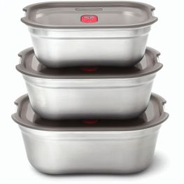 Produktabbildung Black+Blum 3-tlg. Mealprep Box Set - klein, medium, groß Black+Blum 3-tlg. Mealprep Box Set - klein, medium, groß