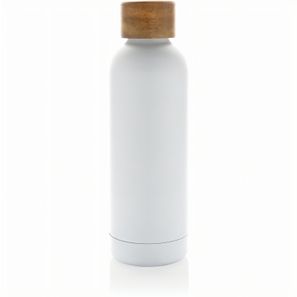 Wood Vakuumflasche aus RCS recyceltem Stainless-Steel