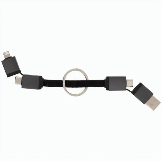 Produktabbildung Terra 4-in-1 Schnellladekabel für den Schlüsselbund aus rAlu Terra 4-in-1 Schnellladekabel für den Schlüsselbund aus rAlu (Bild 1)