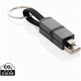 Produktabbildung Terra 4-in-1 Schnellladekabel für den Schlüsselbund aus rAlu Terra 4-in-1 Schnellladekabel für den Schlüsselbund aus rAlu