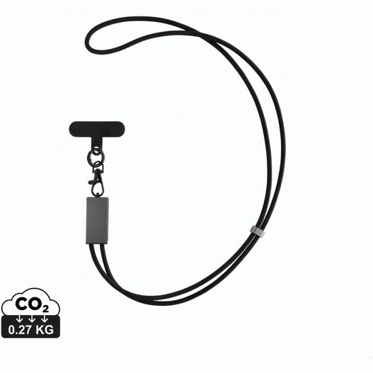 Terra 60Wduales Ladekabel aus RCS recyceltem PET mit Lanyard (Bild 1)