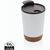 GRS rPP Edelstahl-Kaffeebecher mit Kork (Bild 3)