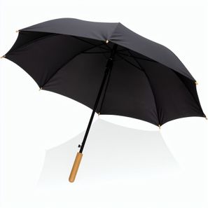 23" Impact AWARE™ RPET 190T Auto-Open Bambus-Schirm