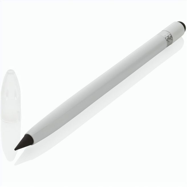 Tintenloser Stift aus Aluminium mit Radiergummi