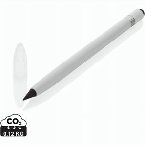 Tintenloser Stift aus Aluminium mit Radiergummi