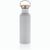 Moderne Stainless-Steel Flasche mit Bambusdeckel (Bild 2)