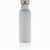 Moderne Stainless-Steel Flasche mit Bambusdeckel