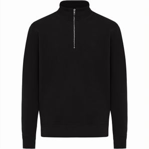 IQONIQ Elgon Quarter-Zip-Sweater aus rec. Baumwolle