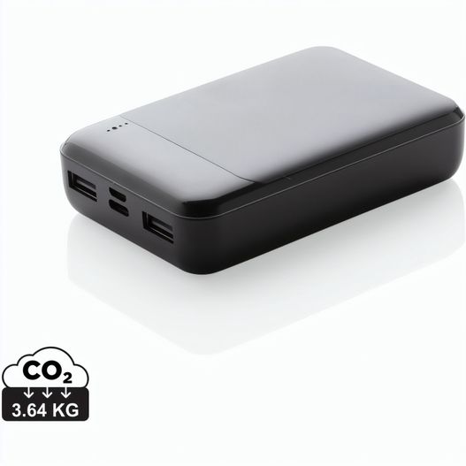 Produktabbildung 10.000 mAh Powerbank aus RCS Standard recyceltem Kunststoff 10.000 mAh Powerbank aus RCS Standard recyceltem Kunststoff (Bild 1)