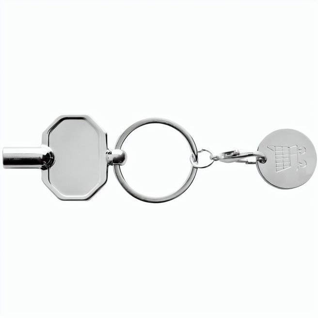 RCS Heizkörpschlüssel & Einkaufswagens-Chip am Schlüsselring