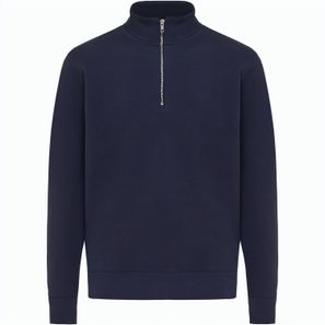 IQONIQ Elgon Quarter-Zip-Sweater aus rec. Baumwolle