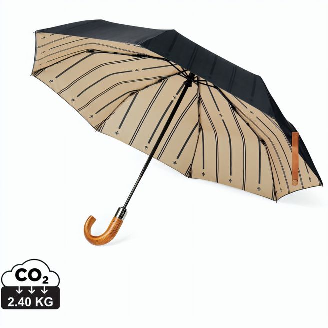 VINGA Bosler AWARE™ 21" faltbarer Schirm aus recyceltem PET