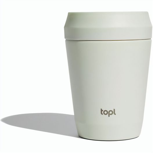 Topl-Trinkbecher aus rec. Stahl mit 360-Grad-Deckel 236ml (Bild 1)