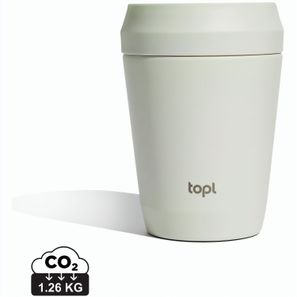 Topl-Trinkbecher aus rec. Stahl mit 360-Grad-Deckel 236ml