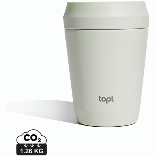 Topl-Trinkbecher aus rec. Stahl mit 360-Grad-Deckel 236ml (Bild 1)