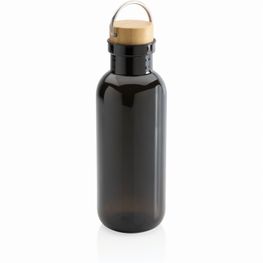 RCS rPET Flasche with Bambusdeckel und Griff