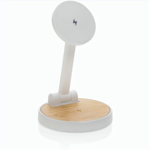 Ontario 2-in-1 15W magnetischer Ladeständer aus RCS rPlastik (Bild 1)