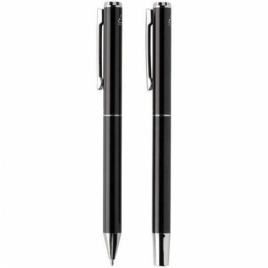 ein stift und ein kugelschreiber dargestellt Swiss Peak Cedar Stifte-Set aus RCS recyceltem Aluminium (Bild 1)