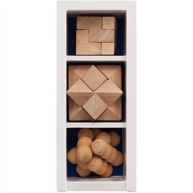 3-tlg. Denkspiel Set