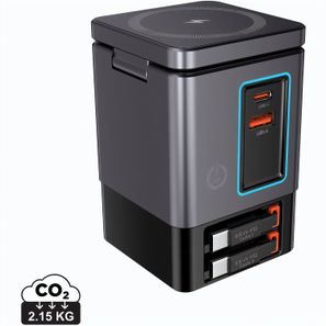 Urban Vitamin Sacramento 105W GaN Charger mit einz. Kabeln