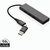 Terra Hub aus RCS recyceltem Aluminium mit 3 USB-Anschlüssen (Bild 1)