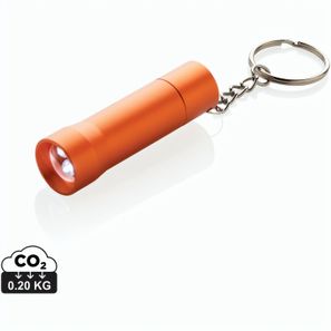 Flash Schlüsselanhänger-Taschenlampe aus RCS rec. Aluminium