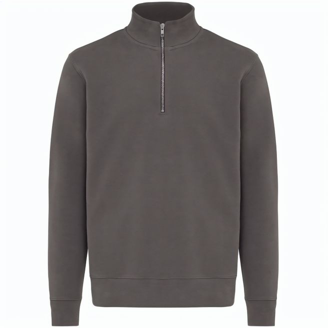 IQONIQ Elgon Quarter-Zip-Sweater aus rec. Baumwolle