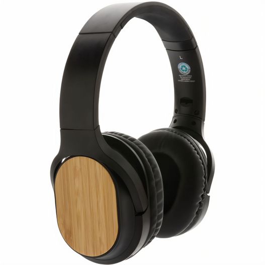 Elite faltbarer kabelloser Kopfhörer aus RCS und Bambus (Bild 1)
