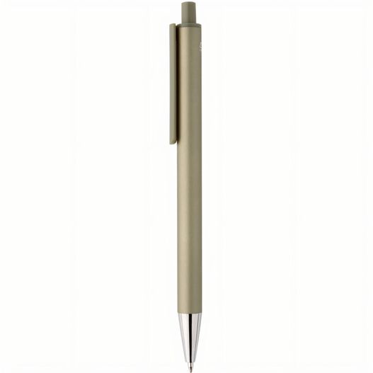 ein stift mit einer metallspitze auf einem weißen hintergrund Amisk Stift aus RCS-zertifiziert recyceltem Aluminium (Bild 1)