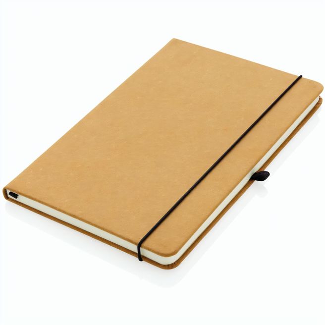 A5 Hardcover Notizbuch aus GRS recyceltem PU