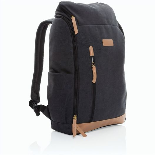 Produktabbildung Impact AWARE™ 16 oz. r recyceltem canvas 15" Laptop-Rucksack Impact AWARE™ 16 oz. r recyceltem canvas 15" Laptop-Rucksack (Bild 1)