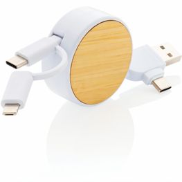 Ontario ausziehb. 6-in-1 Kabel aus RCS recyceltem Kunststoff
