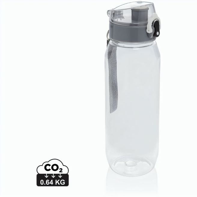 Produktabbildung Yide verschließbare Wasserflasche aus RCS rec. PET, 800ml Yide verschließbare Wasserflasche aus RCS rec. PET, 800ml