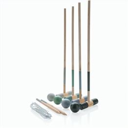Krocket-Set aus Holz