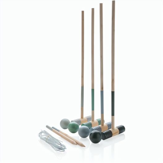 Krocket-Set aus Holz (Bild 1)