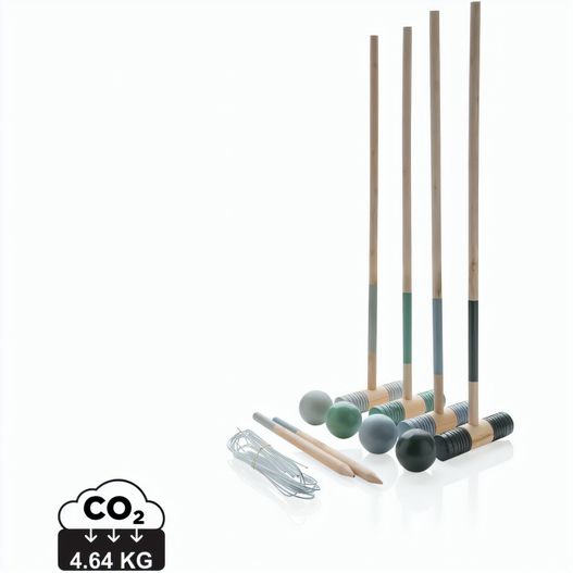 Krocket-Set aus Holz (Bild 1)