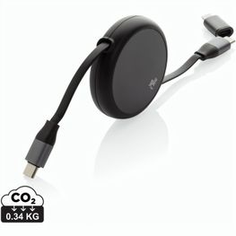 Terra ausziehbares 240W 2-in-1 Kabel aus RCS rec. Aluminium
